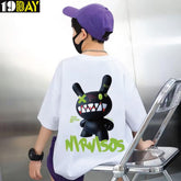 Unisex Dropshoulder T-Shirt for Kids – Oversized, Trendy & Stretchable